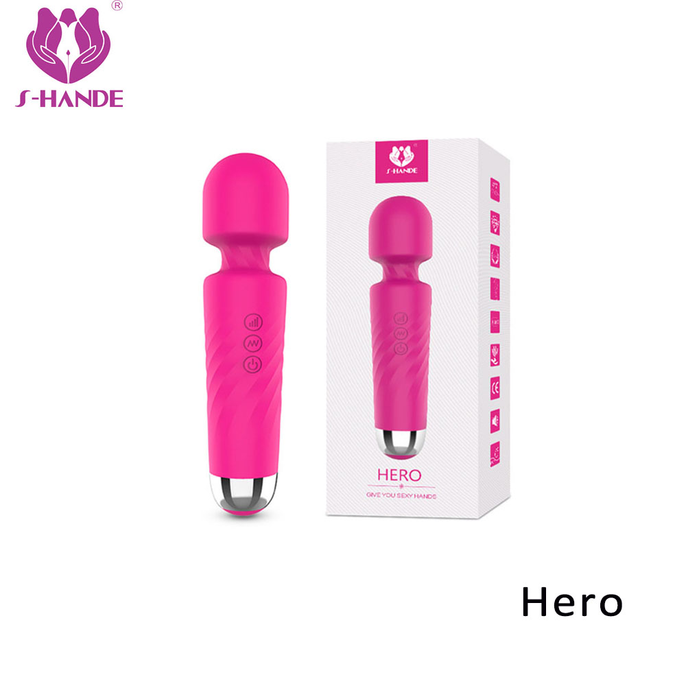 Rechargeable Personal 【S-218】Hot Sale Silicone Waterproof Body Neck Head Massager Vibrator