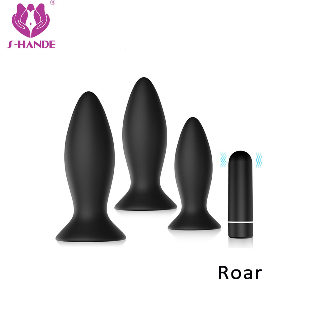 Factory Supply Medical【S-104】Grade Silicone Flexible Butt Plug Anal Plug Fantasy Rechargeable Anal tool