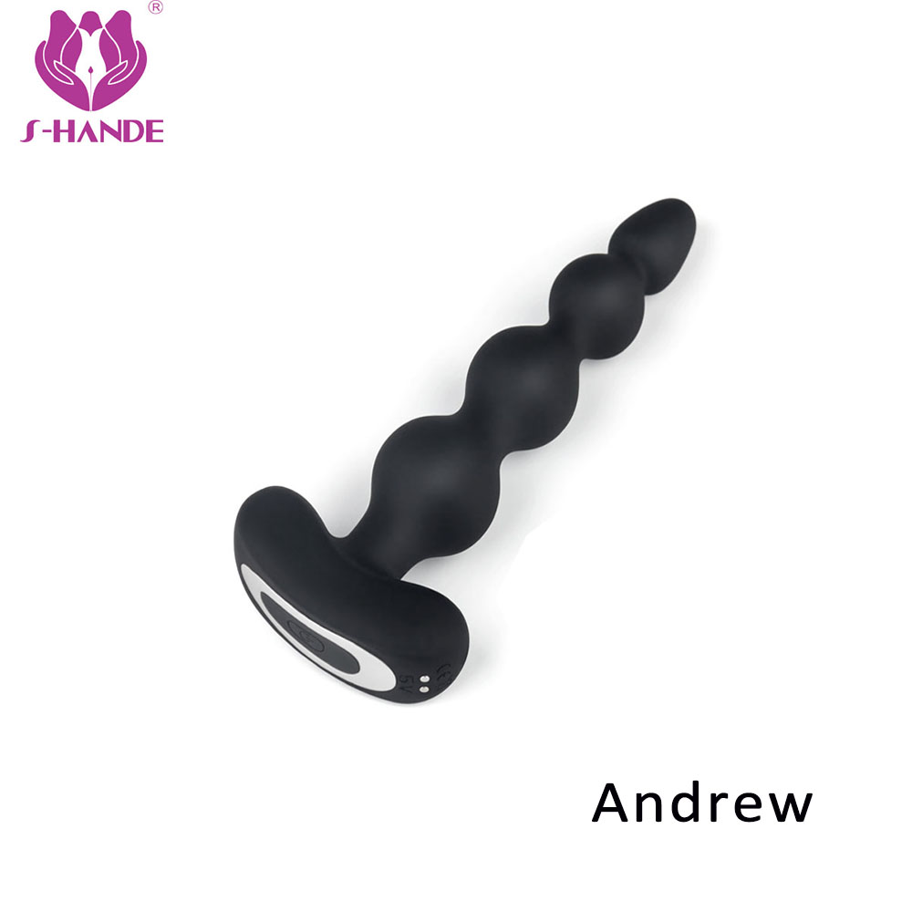 Silicone electric anal plug vibrator 【S-276】homemade anal sex toys men vibrating anal butt vagina plug women