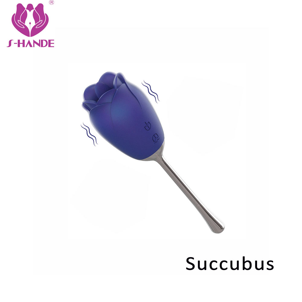 Rose vibrator sucker purple rose sex toy【S-398】 oral sucking stimulate masturbate adult toys massager For Women