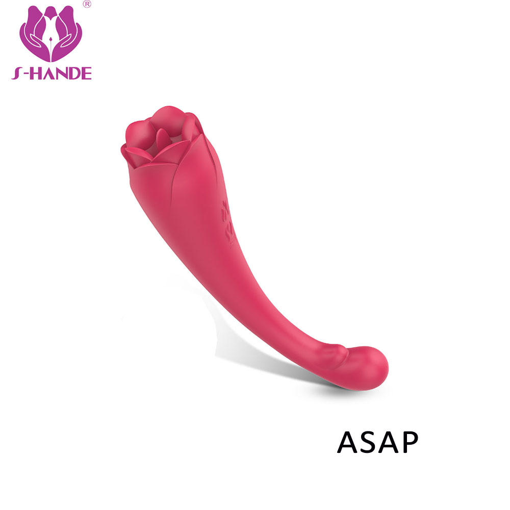 sucker rose & G-sport sex toy【S-374】 oral licking stimulate masturbate adult toys massager For Women