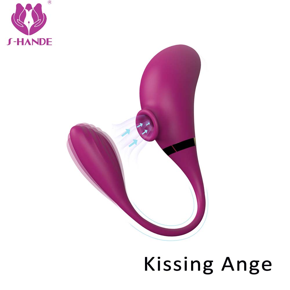 Adult sucking sex toys【H-017】clitoris linking oral sex vibrator Magnetic clitoral stimulator