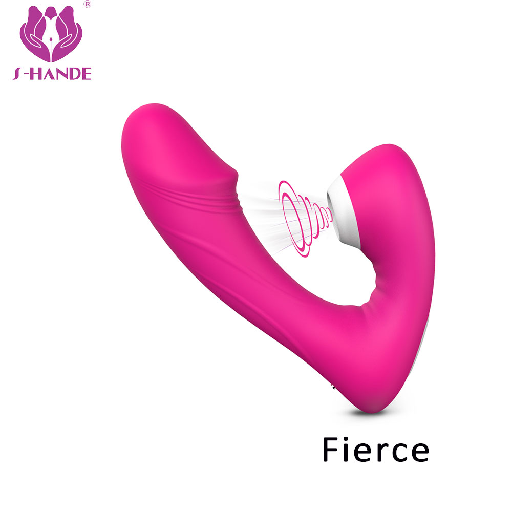 Rechargeable Sucking Vibrator【S-181】 for Woman Nipple Sucker Clitoris Stimulator Tongue Lick Breast Enlarge