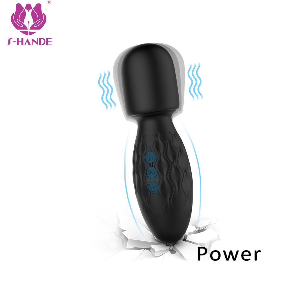 Retail massage toy【S-229】memory function USB wand massager for women