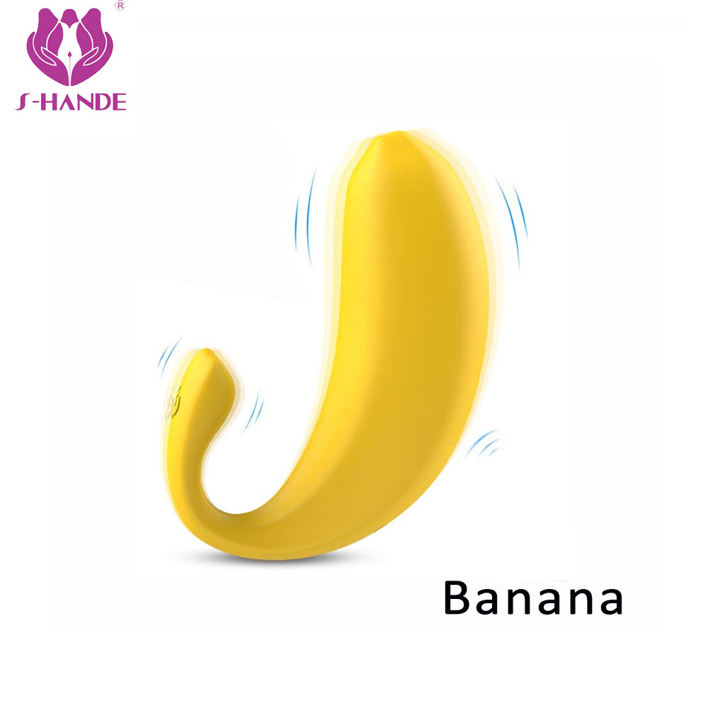 Women wireless remote【S-219】 control banana jump love egg clit vibrator