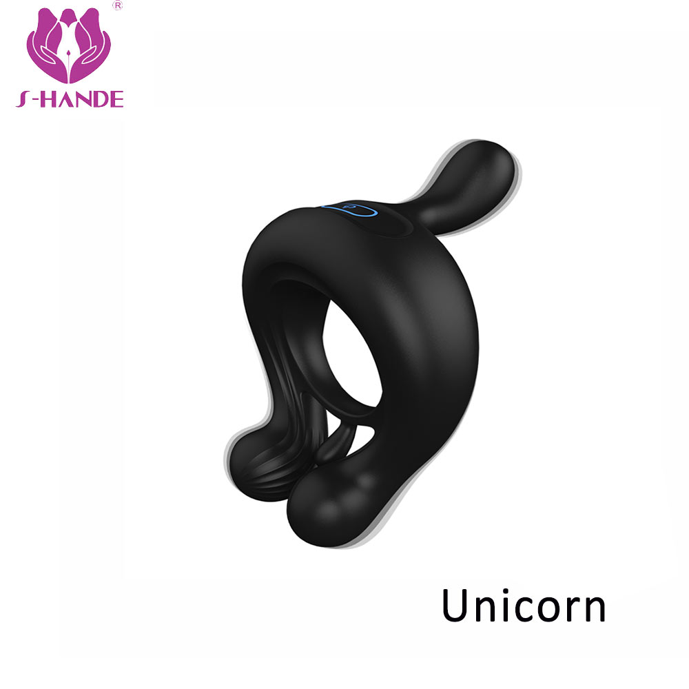 U shaped Vibrating Cock Ring 【S-369】time delay scrotum cock ring Sex Toys vibrator