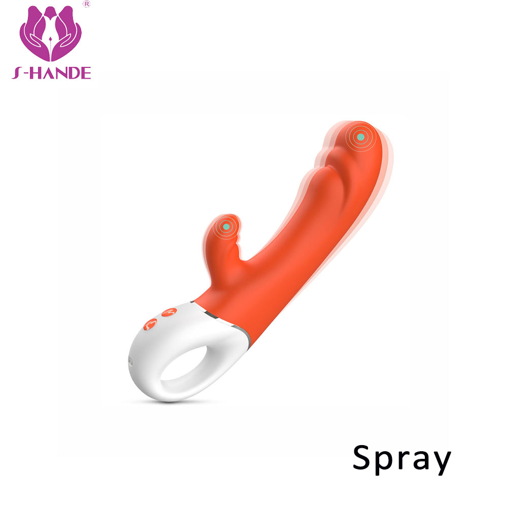 Soft Silicone massager【S-379】Realistic Massager Wand vibrator sex toy