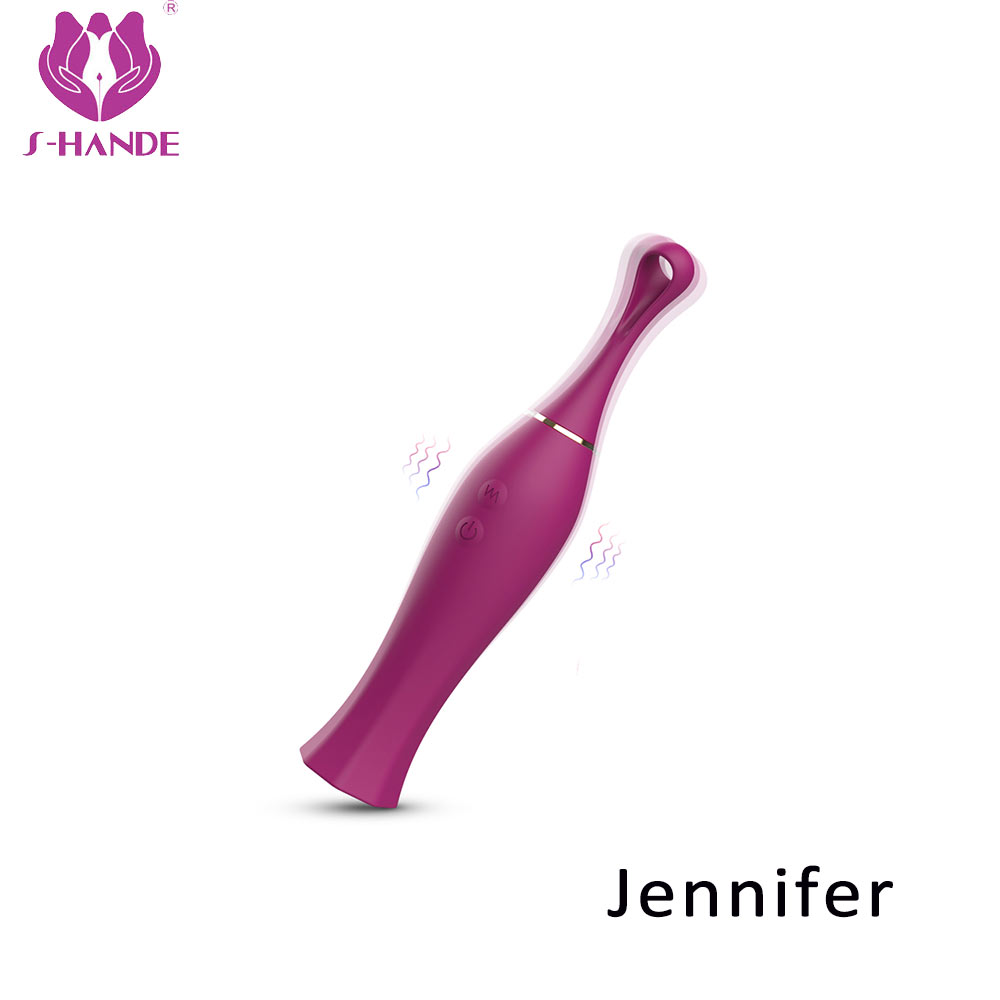 Soft Silicone female sex toy【H-014】G -spot Massager Wand vibrator Privacy Packaging