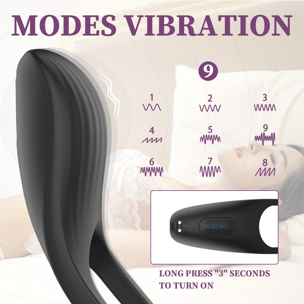 Adult vibrating cock rings sex toys men penis clitoris stimulator vibrator cock sleeve【S363】
