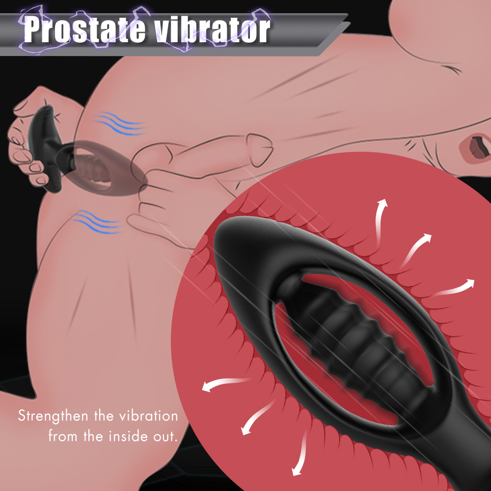 Anal plug vibrator【S-322】 prostate massager anal sex toy anal bead anal dildo