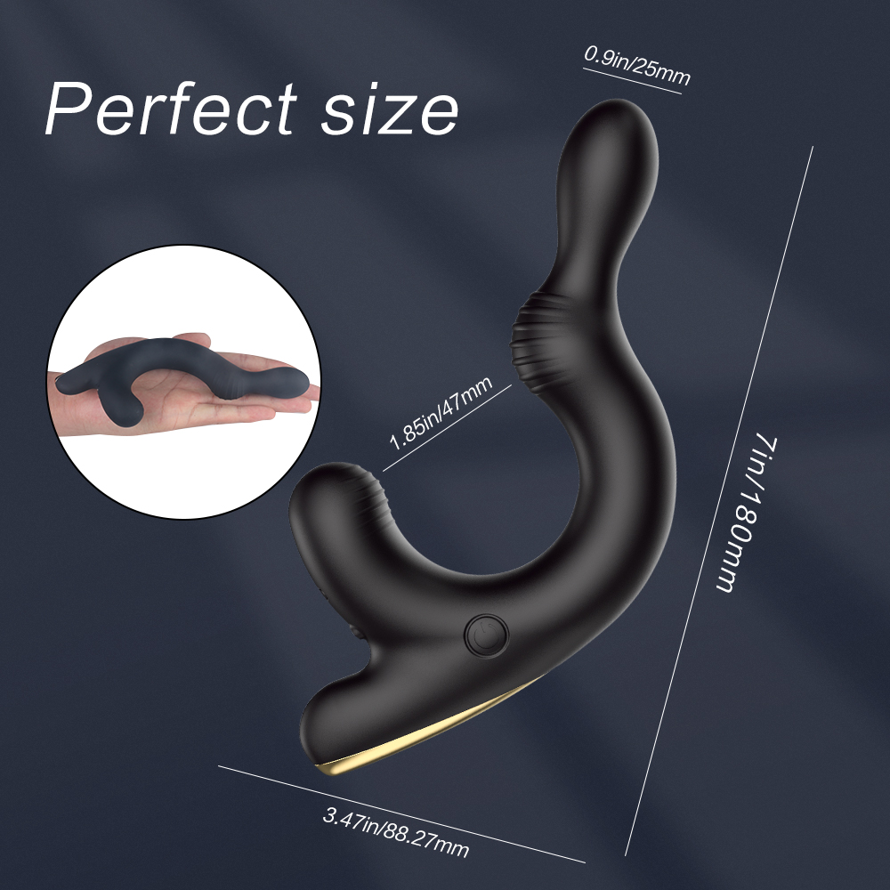 Silicone Prostate Massager Anal Sex Toys Anal Butt Plug  Vibrating anal vagina sex toys for men masturbating 【S319-2】