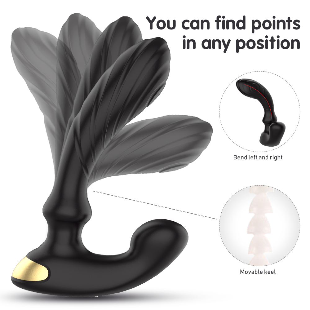 Black anal plug waterproof toys for women men with underwear vagina anal massage plug and prostatet vibration【S300】
