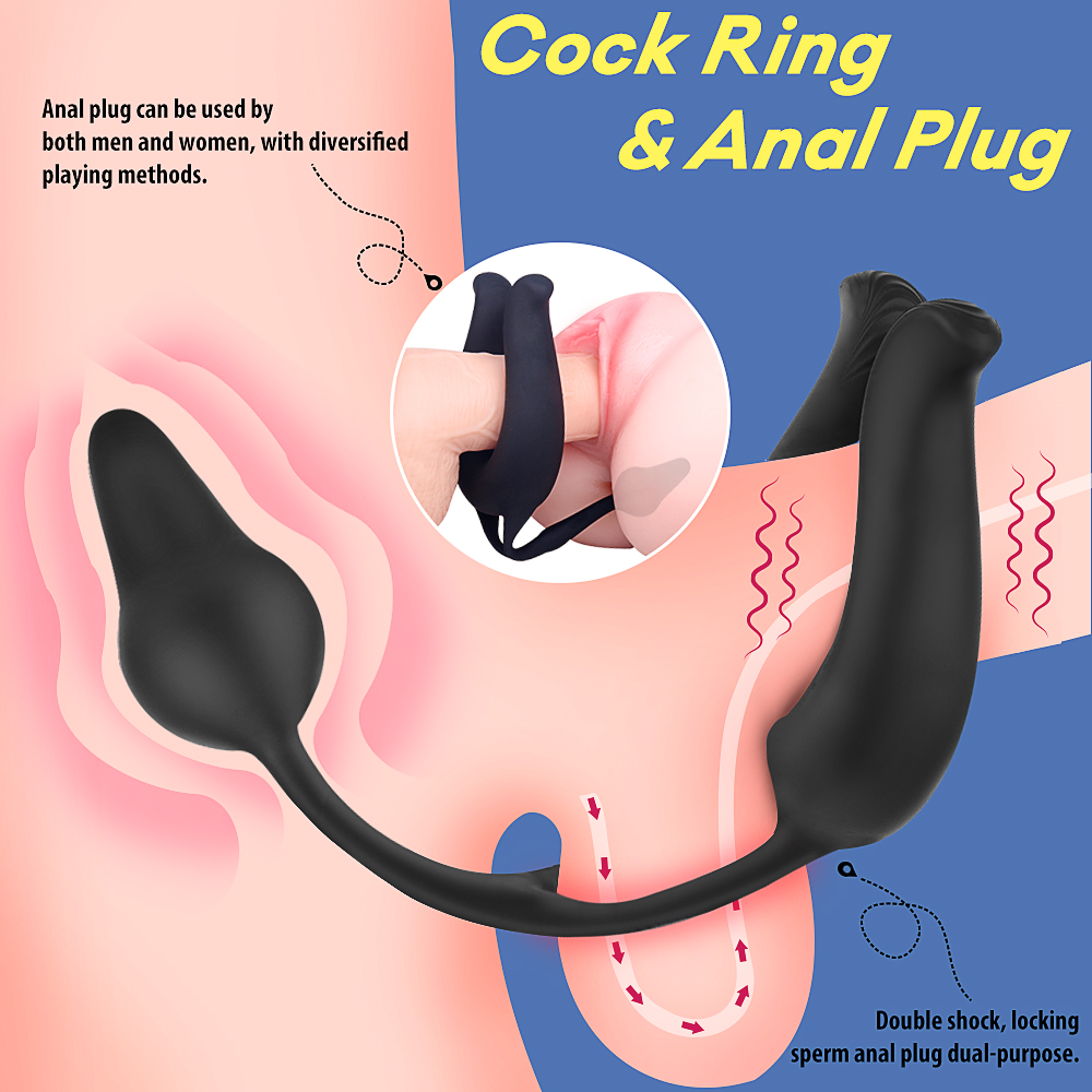 Silicone adult anal cock penis ring sex toys vibrator for men and woman ring anal vajina joy sexual【S278】