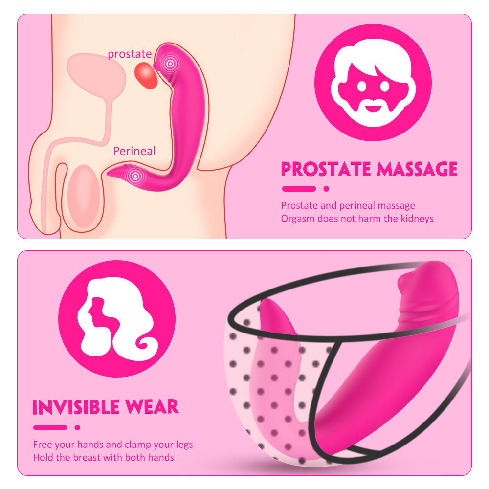 vibrating silicone telecontrol wireless prostate massager wearable anal plug female vibrator homemade male anal sex toys【S272-2】