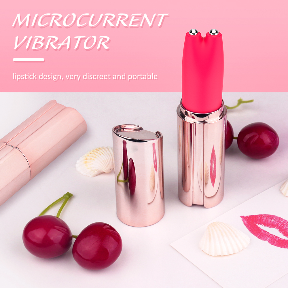 Rechargeable mini vibrating lipstick clitoris vagina nipple stimulate love eggs vibrator sex toys for women【S252】