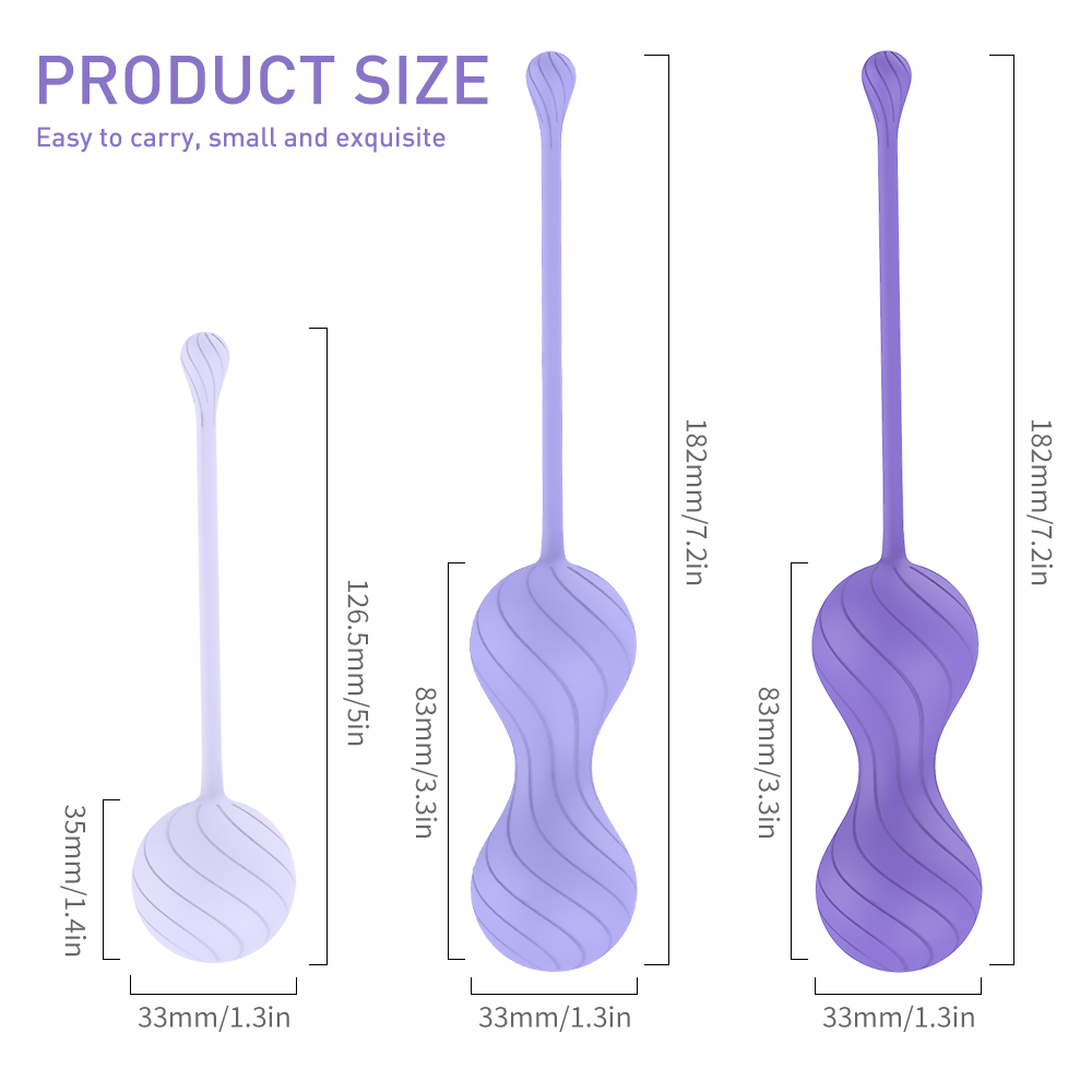 Manufacturer kegel vagina balls sex toys use for women kegel balls exercise set for tightening【S242】