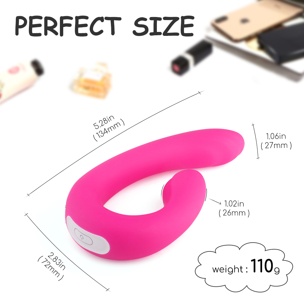 Homemade Anal Double Sided Cock Ring Clit Vibrator Wireless Powerful Sex Toys for Couples Women Vibrator 178*72*28mm【S239】