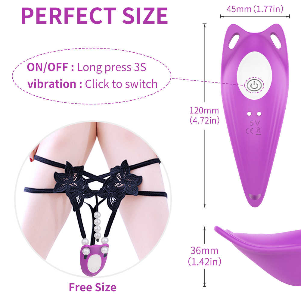 New wireless 9 modes rechargeable panty vibrator underwear women sex toys clitoris vibration for women【S222】