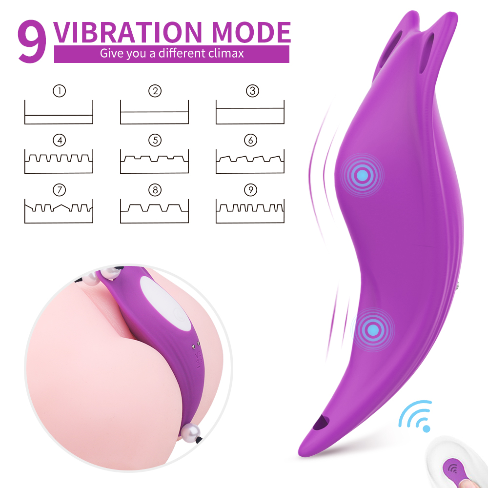 9 speed wireless remote control women vibrating panties wearable sex toy vibrators for women underwear【S222-2】
