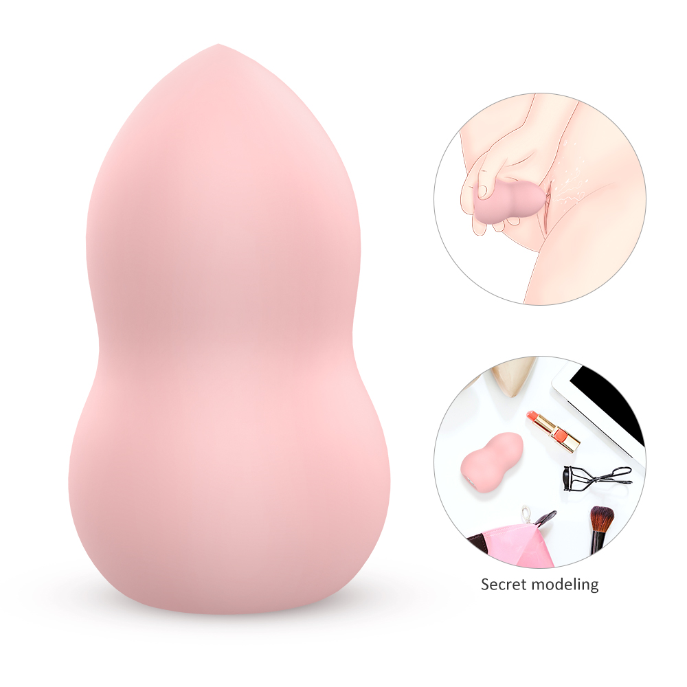 Silicone mini powder puff sex toys for women vagina vibrator Vagina Ball vibrator clitoral massager【S215】