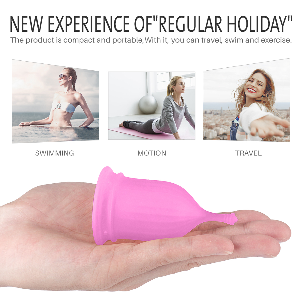 100% Medical Silicone large size yards Women's Menstrual Cups Women's Menstrual Cups Reusable Women's Menstrual Cups【S210-3】