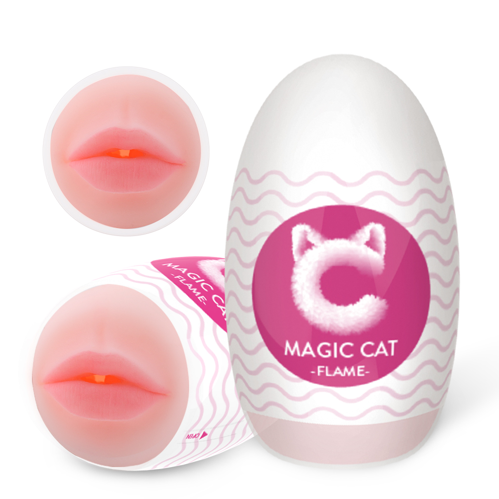 Magic Cat portable artificial vagina sex toys realistic silicone pocket pussy toy for men masturbation【S175】