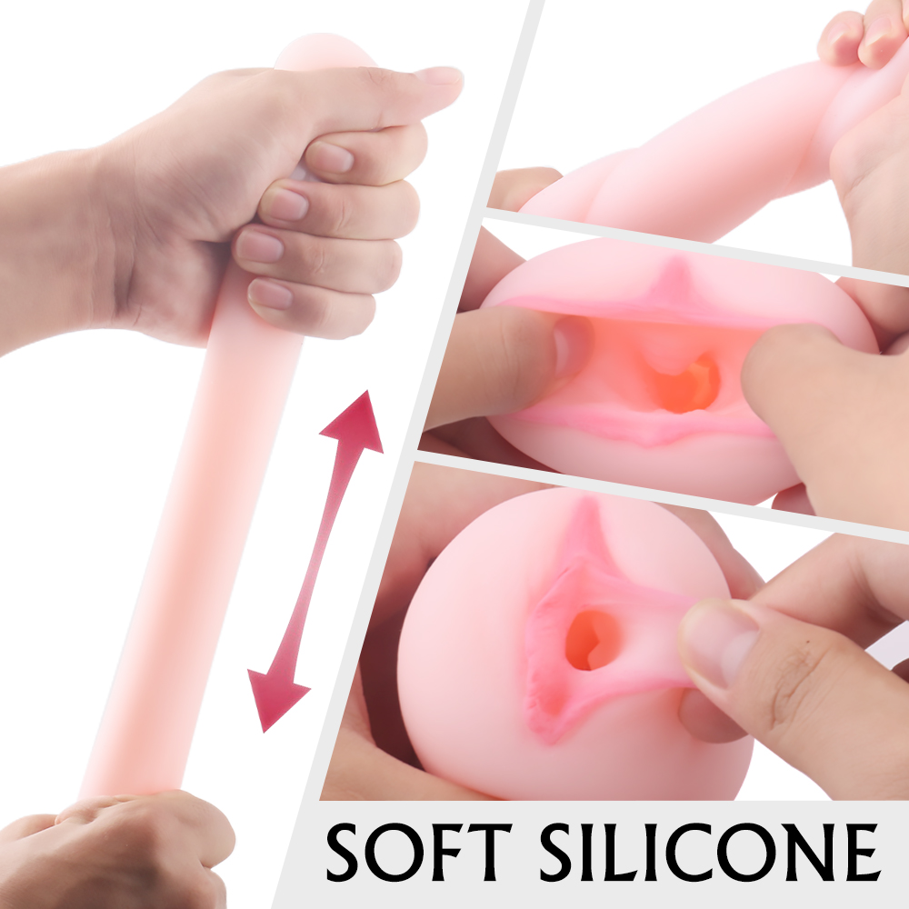 Magic Cat portable artificial vagina sex toys realistic silicone pocket pussy toy for men masturbation【S173】