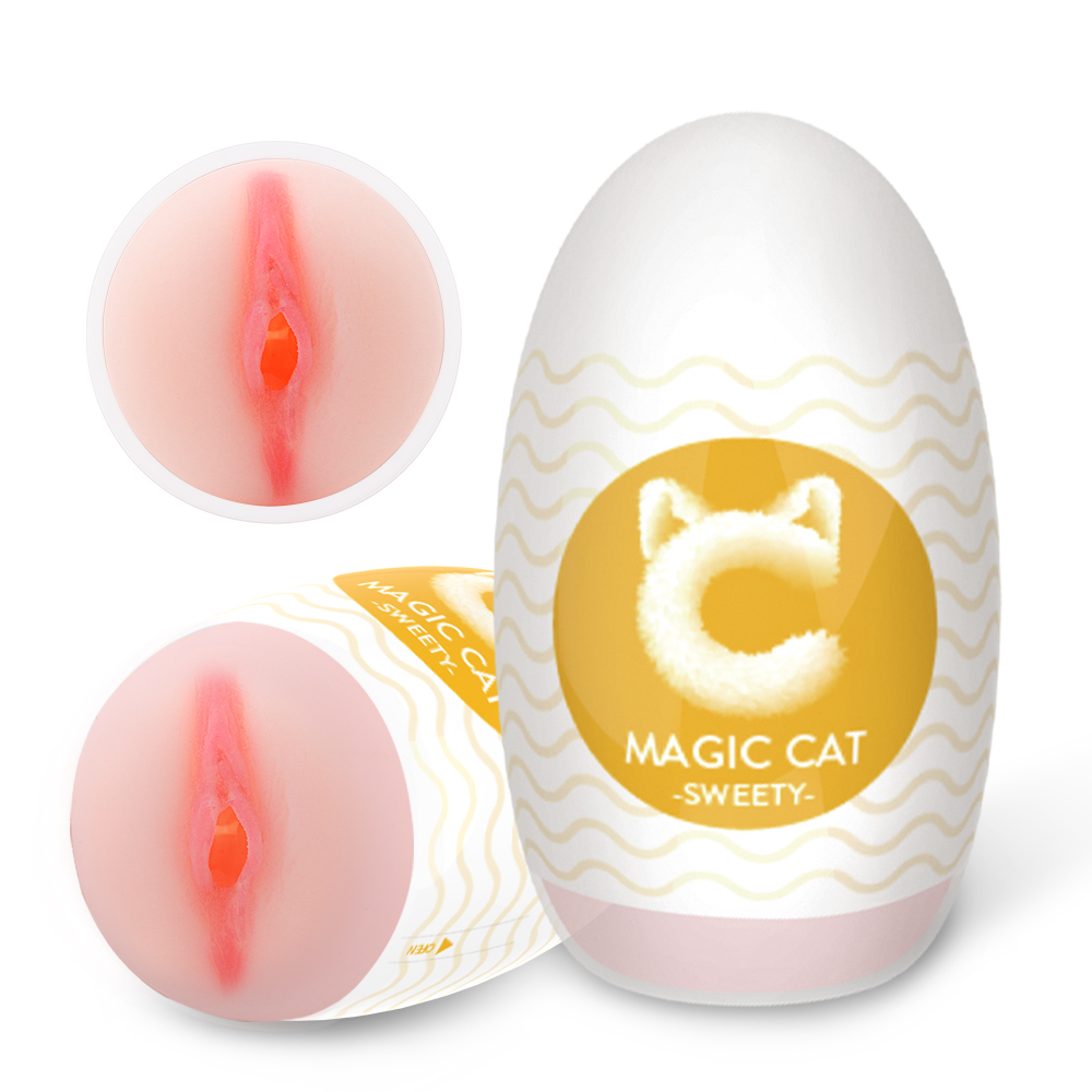 Magic Cat portable artificial vagina sex toys realistic silicone pocket pussy toy for men masturbation【S172】