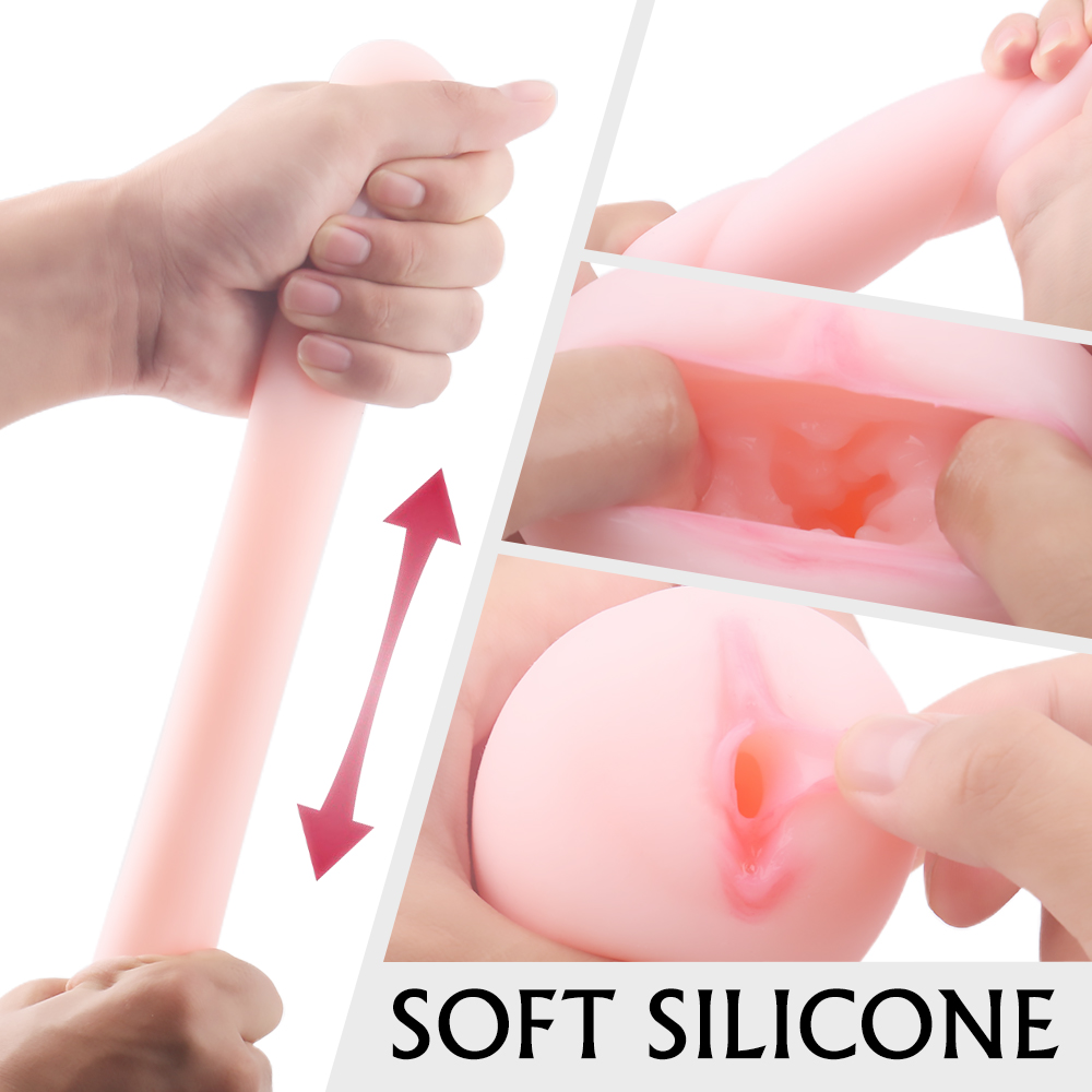 Magic Cat portable artificial vagina sex toys realistic silicone pocket pussy toy for men masturbation【S171】