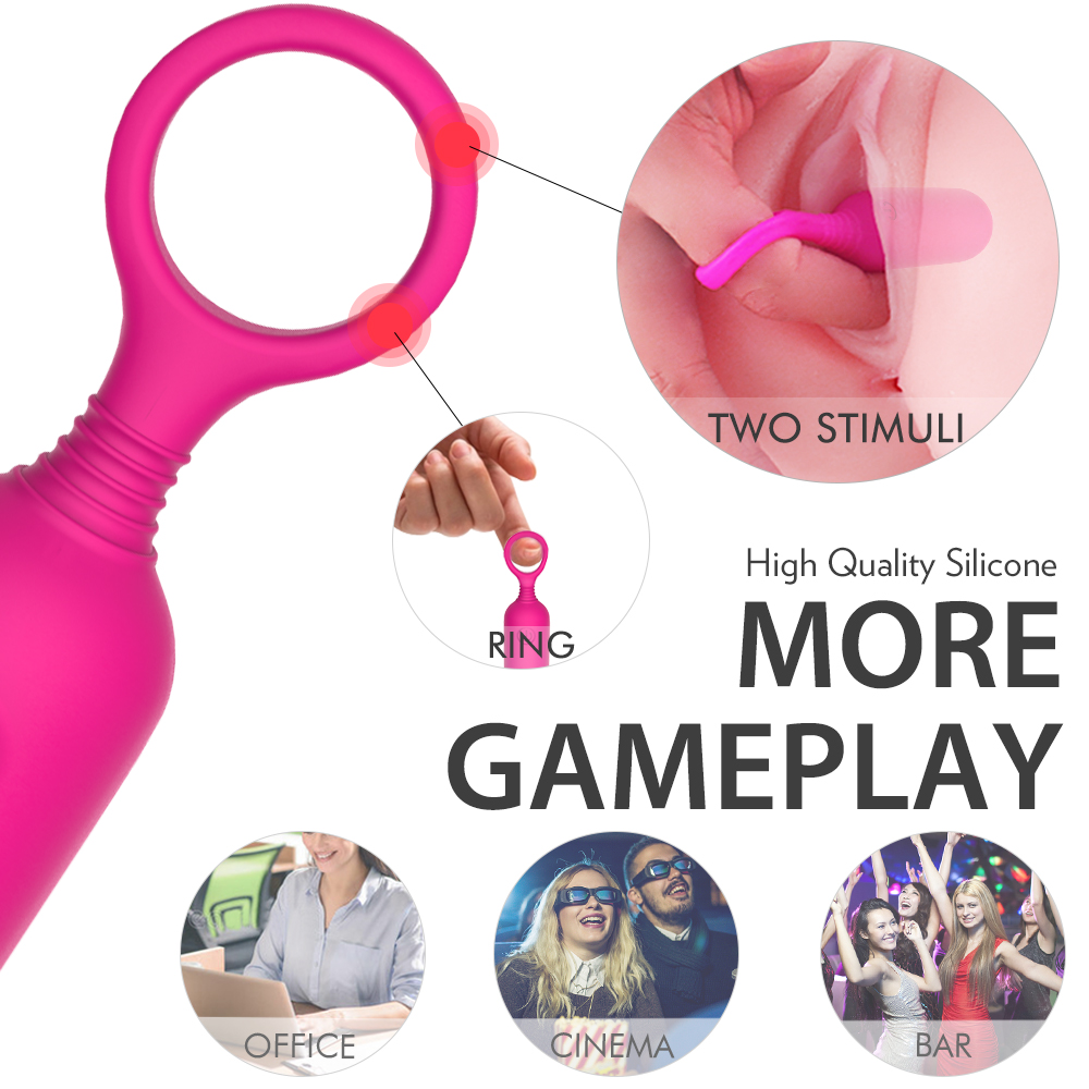 Silicone ramote control g spot anal pussy women adult sex toys vibrating bullet small mini bullet vibrator【S162-2】