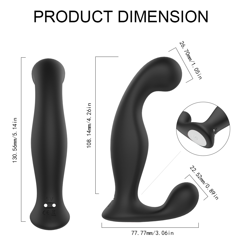 Silicone wireless prostata massager vibrator homemade anal sex toy for men masturbating anal vibrator【S160】
