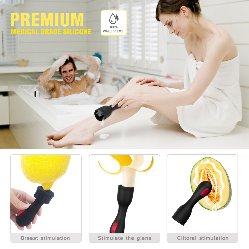 Soft silicone penis sleeve extender vibrator sex toys for men penis women clitorous nipple stimulator vibrating【S159】