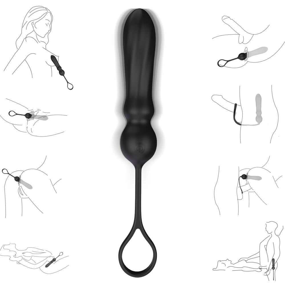 Cock ring with anal lock toys sex adult double penis anal plug vagin masturbateur men penis vibrator sex toys for men【S147】