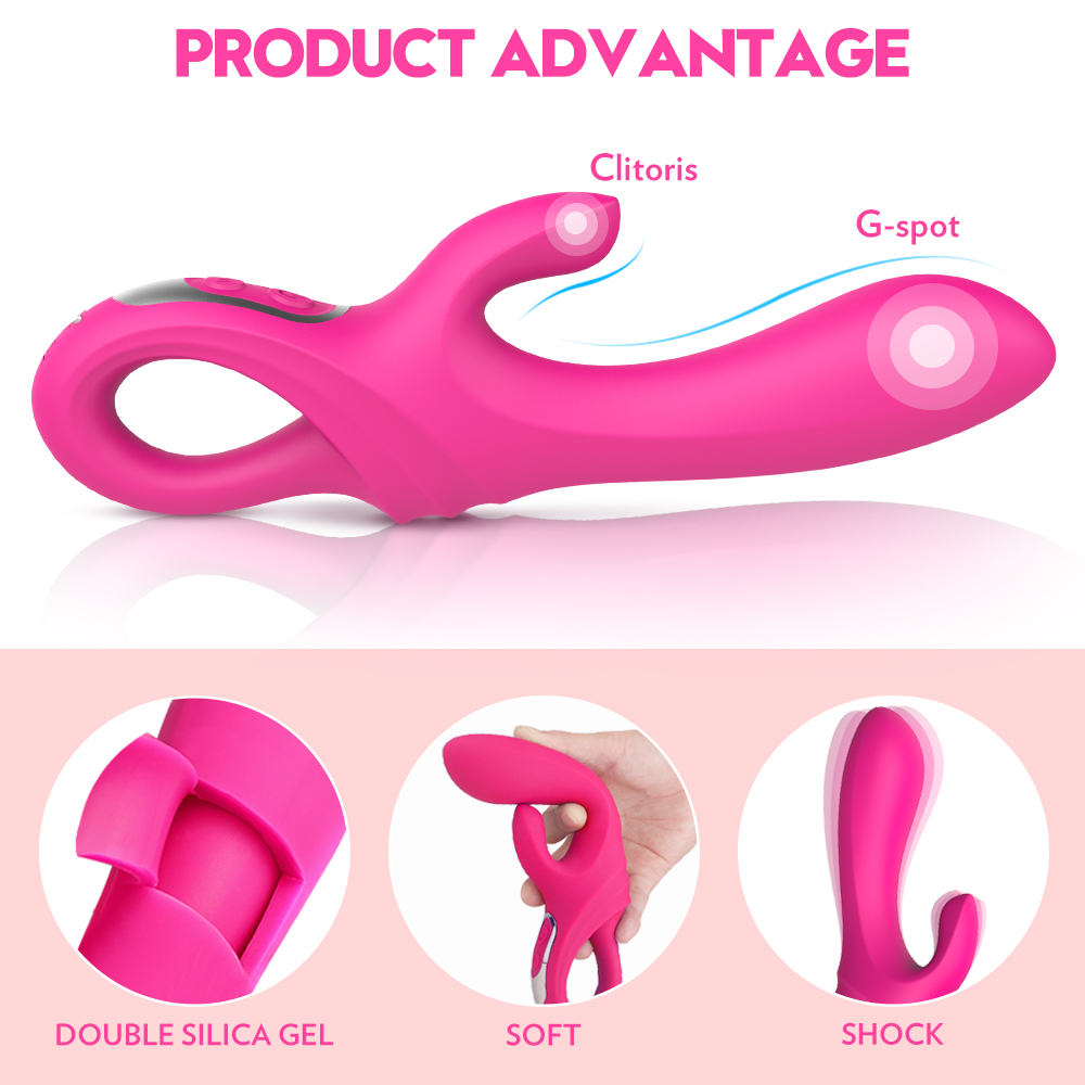 USB electric wireless clitoris gspot female masturbator thrusting vibrator usb sex toy adults for women sex【S139】