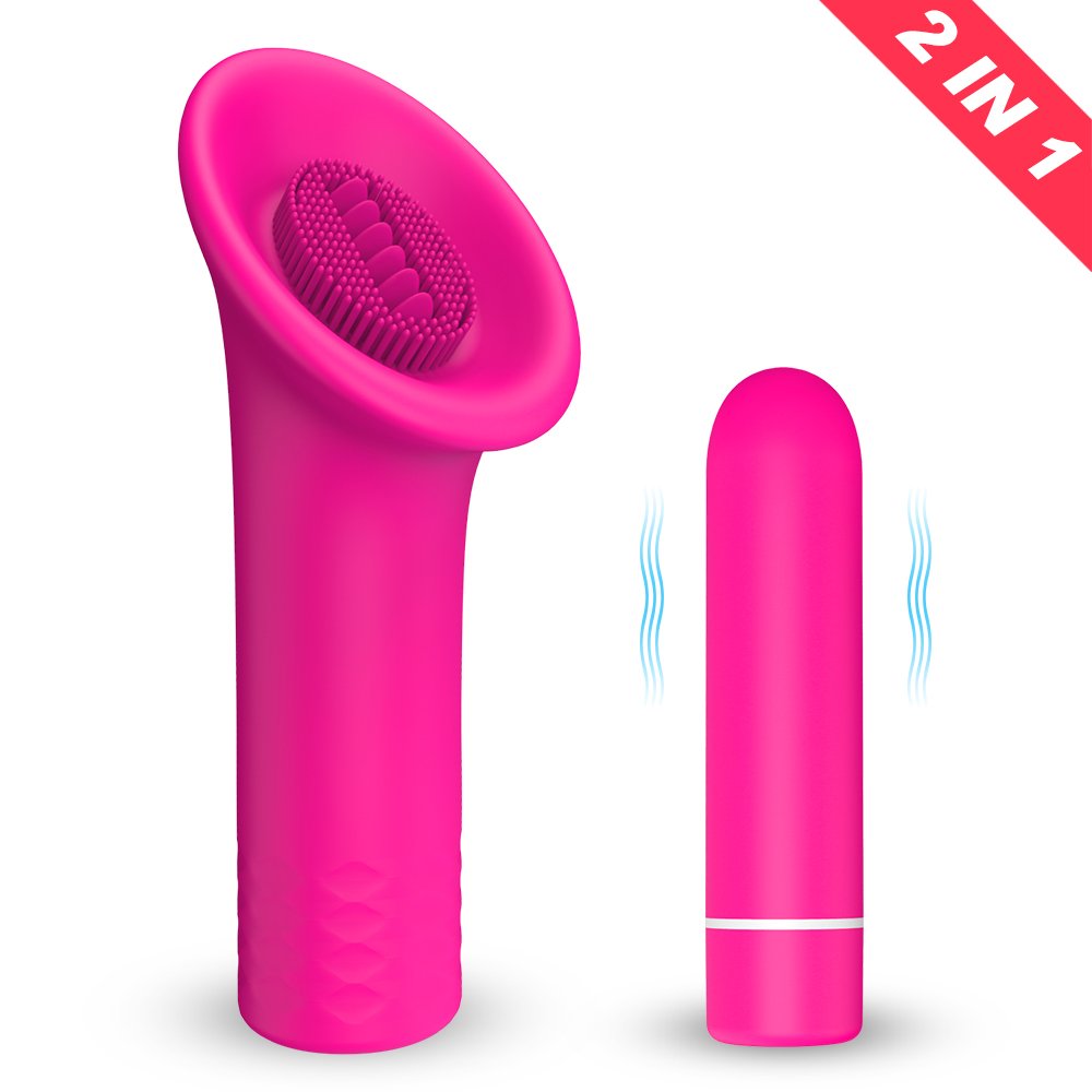 usb rechargeable silicone licking sex toy  vibrator stimulate clitoris tongue massage for women 【S137】
