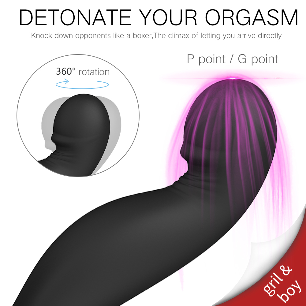 Amazon silicone electrico prostata massage vibrator wireless sex anal dildo toys for men vibrating prostata anal plug【S129】