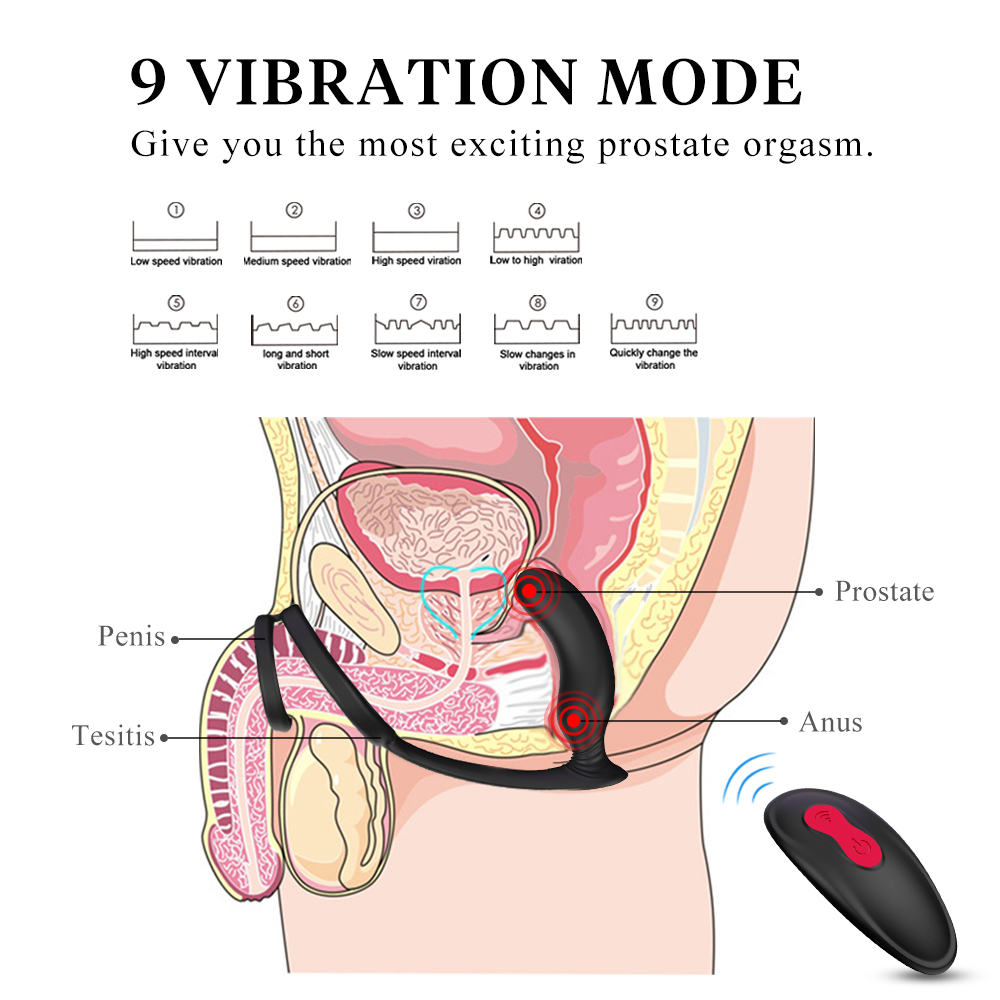 Electric rabbit tongue clitoral licking anal and the cock ring telecontrol vibrator dildo g spot with stimulator adult sex toy in vibrator for women【S122-2】