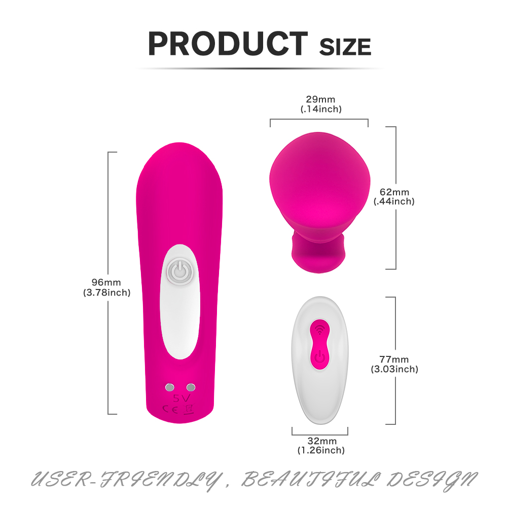 Hot sell Wireless rechargeable sex toy wearable vibe couple vibrator【S111】
