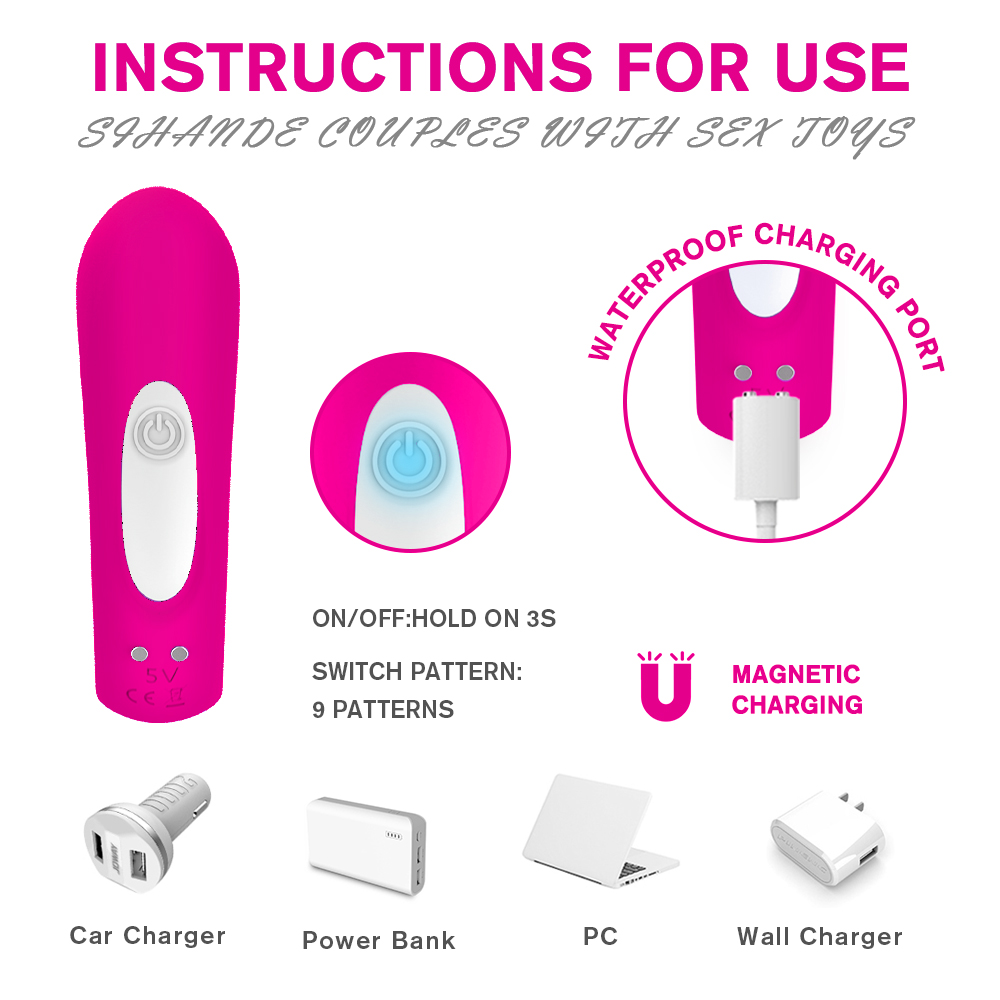 Hot sell Wireless rechargeable sex toy wearable vibe couple vibrator【S111】