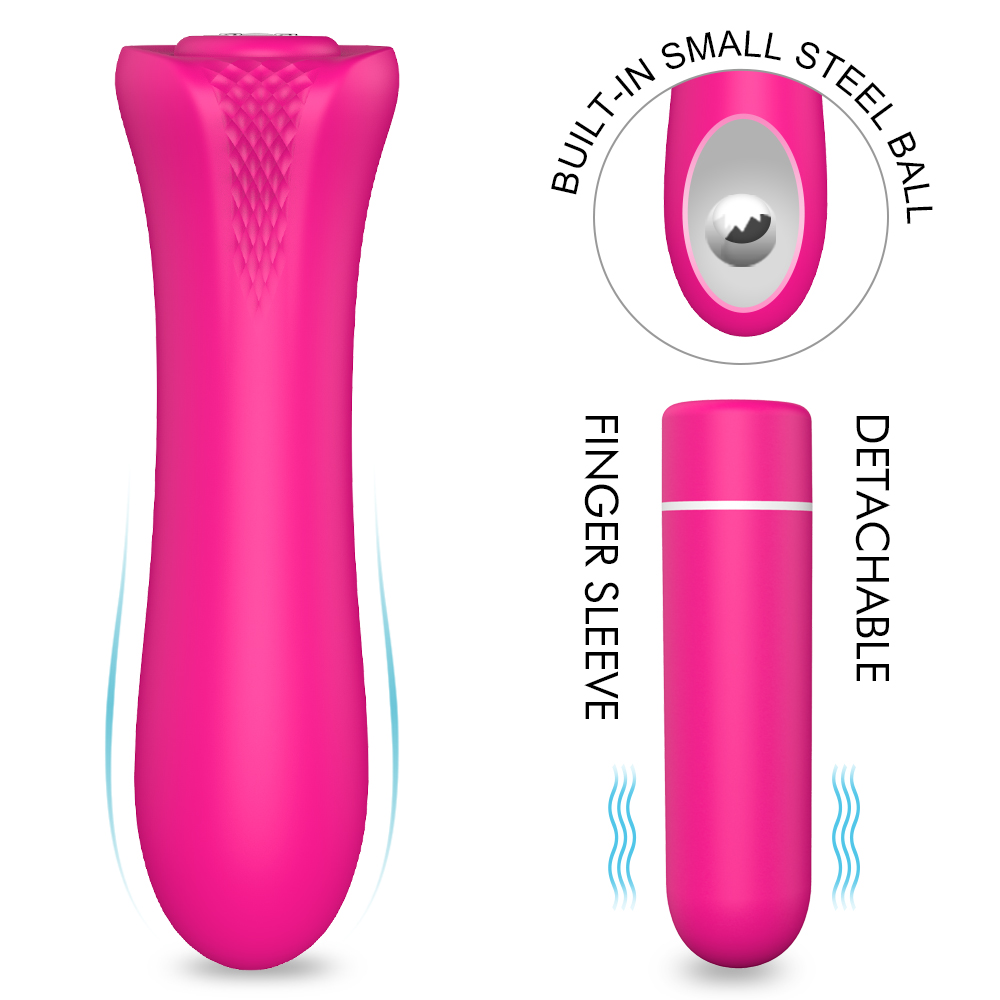 Waterproof wand Clit【S-109】 Vibrator Small Mini Vibrator Rechargeable wireless Panty women Bullet wand