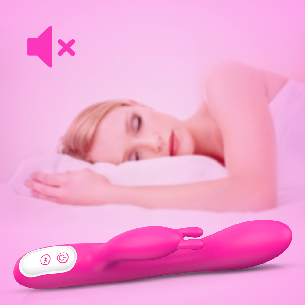 rabbit vibrator and a women sleeping