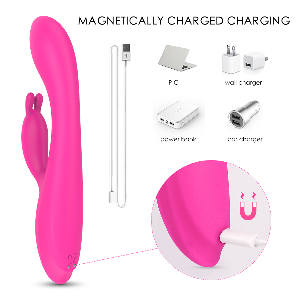Hot Sale Products Heated 9 Vibration Modes Vagina Penis Dildo Massage Adult Sex Toy Women Rabbit Vibrator【S103】