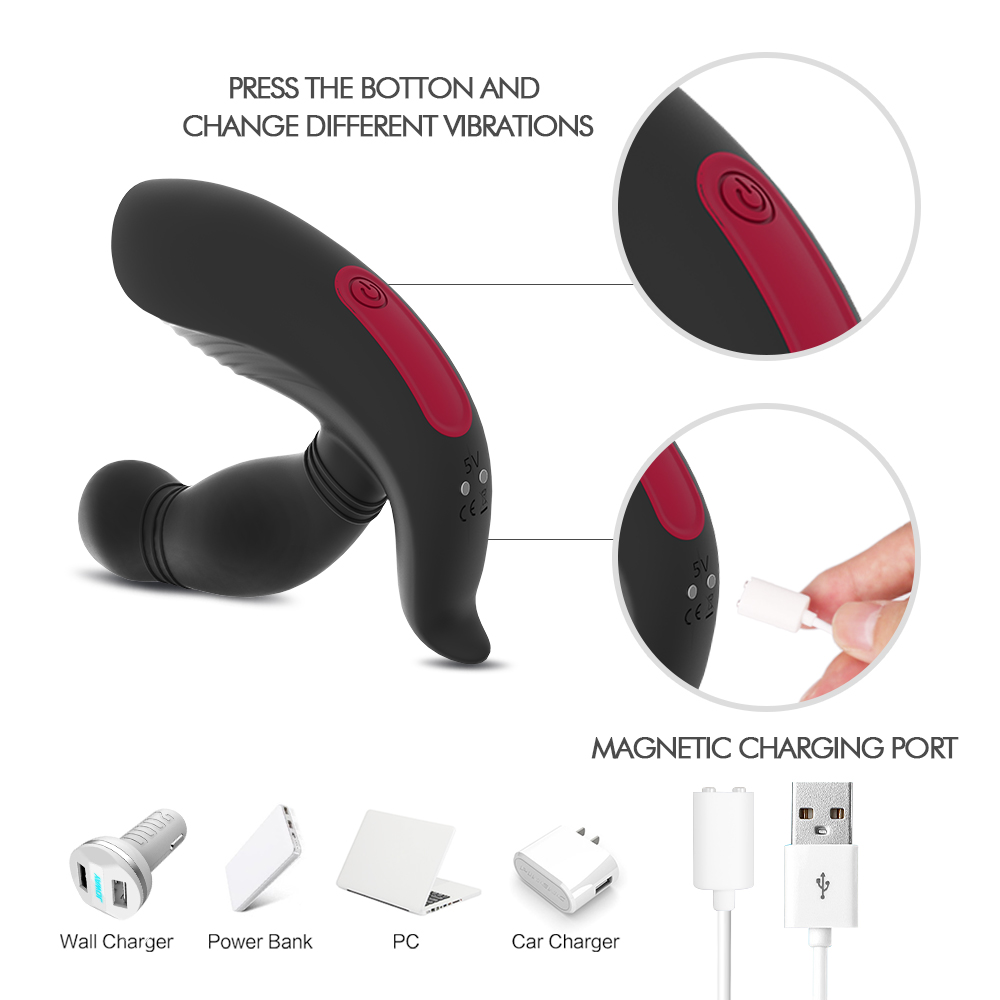 Butt Plug G-Spot telecontrol Massager【S-097-2】 Adult Sex Anal Toy For Men And Women
