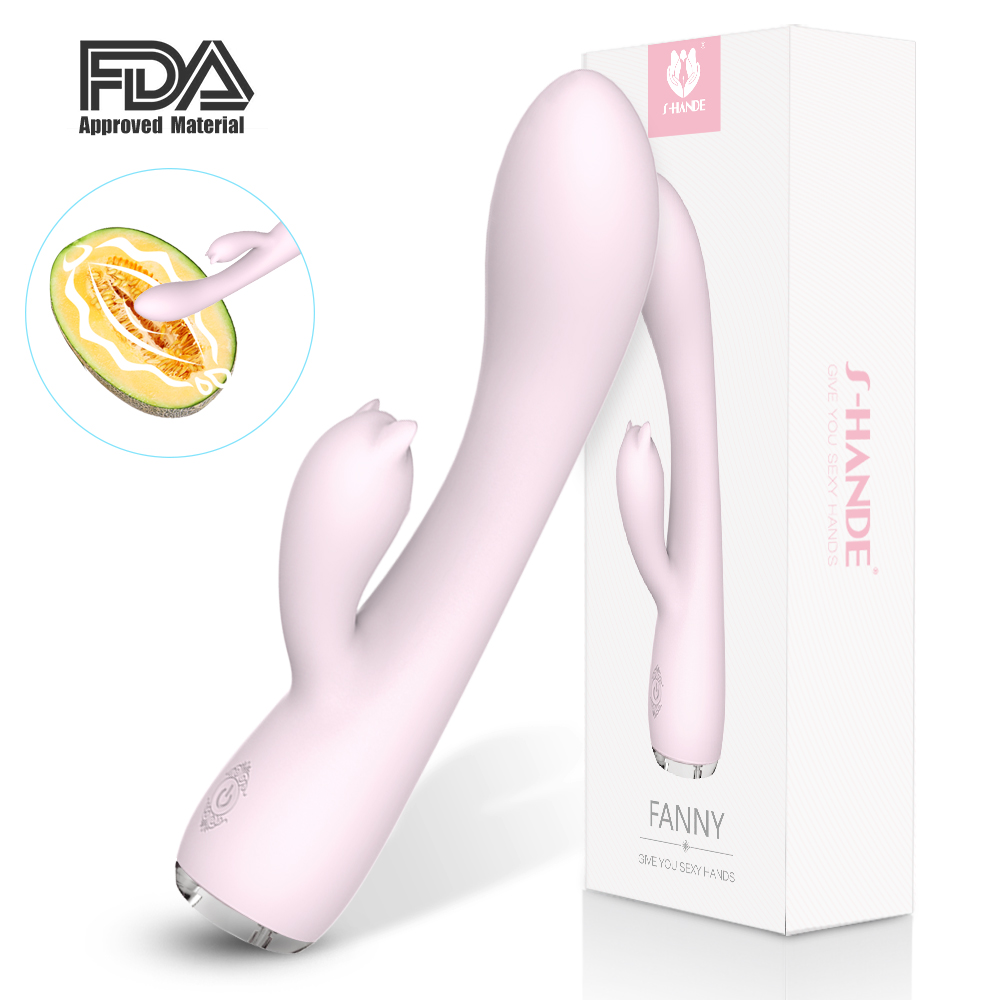 Drop shipping rabbit sex toy clitoris stimulate usb charger rabbit vibrator g spot【S085】