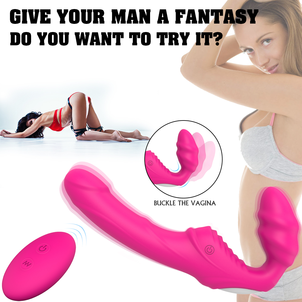 Wireless Remote Control Electrical Sex Toy Lesbian Dildos Vibrator For Women Masturbation【S078-2】