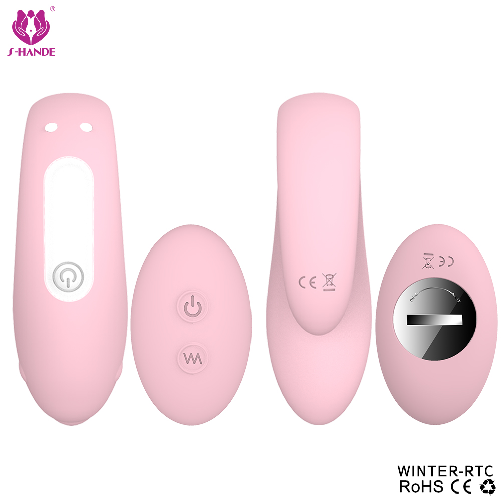 Vibrating  Remote Vibrator Sex Toys Vibrator S-hande Electric Silicone Wireless for Women Vagina Clit Couples Adult【S071-2】