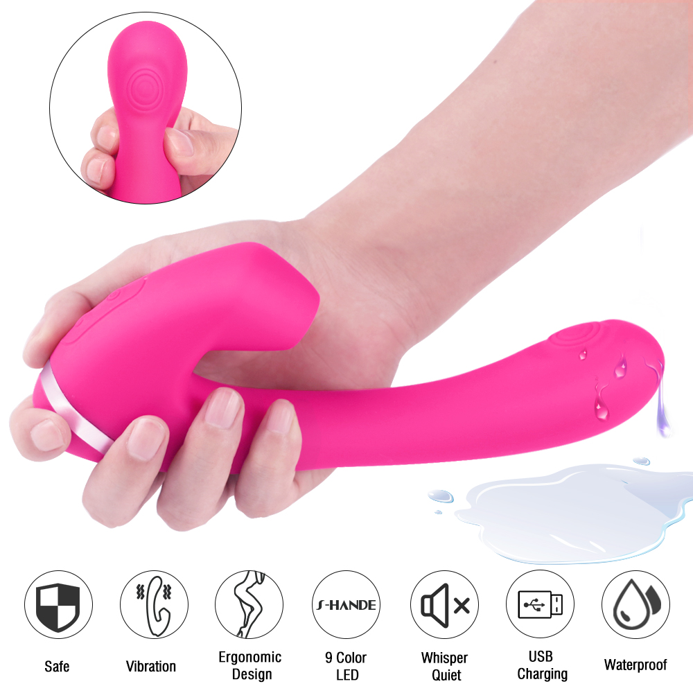 Sex Toys Vibrating Nipple Vagina Pussy Suction Cup g spot vibrator Clit nipple suckers Dildo vibrator sex toys for woman【S048】