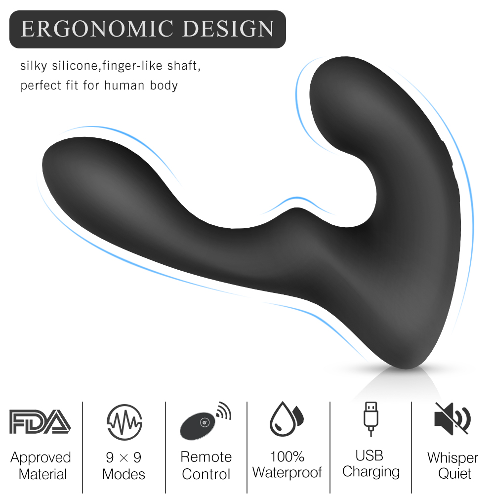 Electric japanese remote control massage prostate sex butt plug anal toys vibrator for men prostate massager【S041-2】