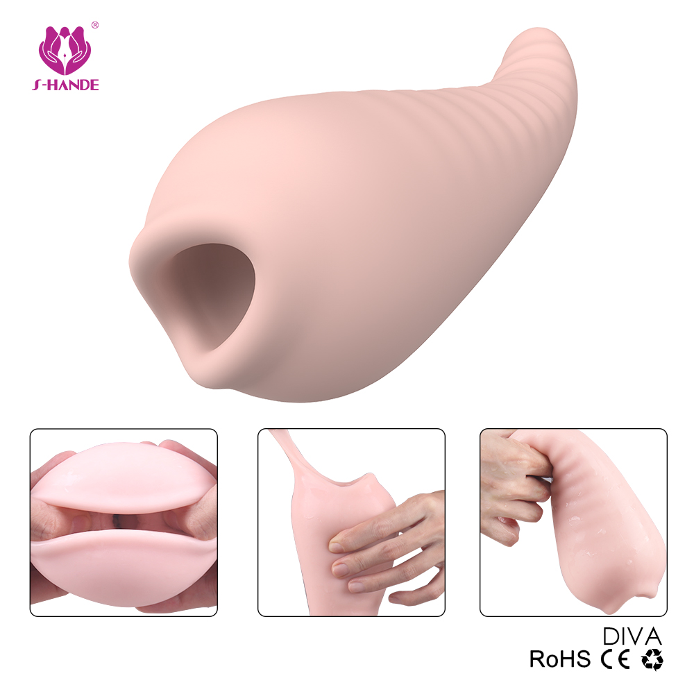 Soft silicone Vagina sex toys for men masturbating pussy cup massager masturbator Cup【S036】