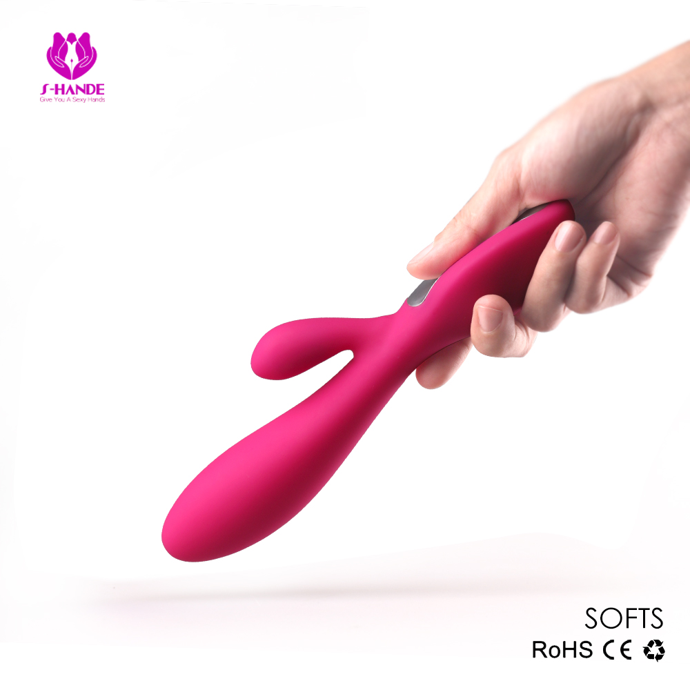 Silicone Sex Products Clitoris Nipple Stimulator Women Adult Couple Sex Toys Vibrating Massage Mini Rabbit Vibrator【S004】